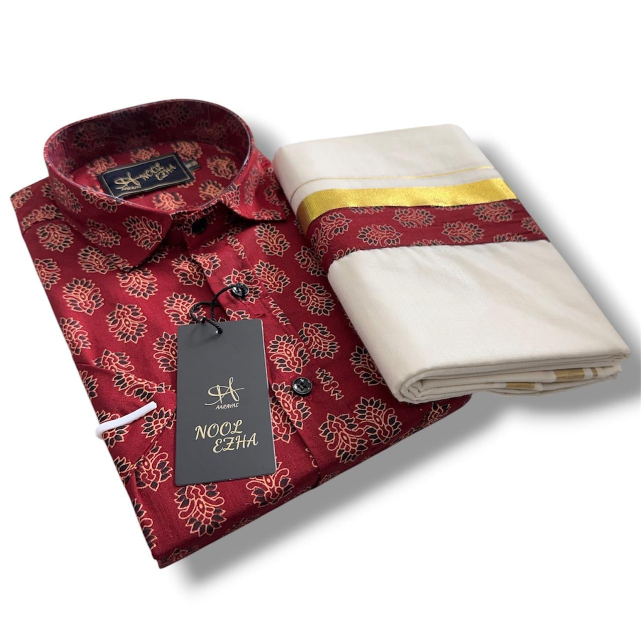 Pure Cotton printed Mundu Set