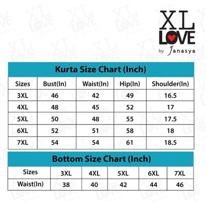 Plus Size cotton  Kurta Palazzo Set With Printed kotta Dupatta