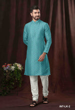 Load image into Gallery viewer, Blue Jaipur Cotton Kurta Set
