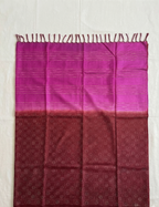 Dupion Silk Kantha woven Handloom Saree