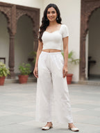 Rayon Chikankari  Palazzo Pants
