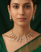 Necklace  Earrings Set with American stones