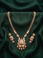 Gold toned Necklace  Earrings Set