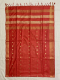 Kotta Mulberry Silk Handloom Saree with Hand made Zari Border
