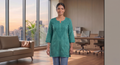 Lucknowi Chikankari  Rayon Short Kurti Top