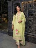 Heavy Embroidered Mul Cotton Kurti With Palazzo and Dupatta