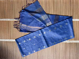 Kotta Mulberry Silk Handloom Saree with Hand made Zari Border