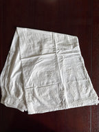 White Cotton Chikankari Wide Leg Palazzo Pants