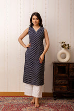 Floral Printed Soft Cotton  Kurti Top (Top Only)