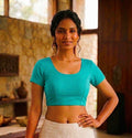 Streatchable Cotton Ready to Wear Saree Blouse