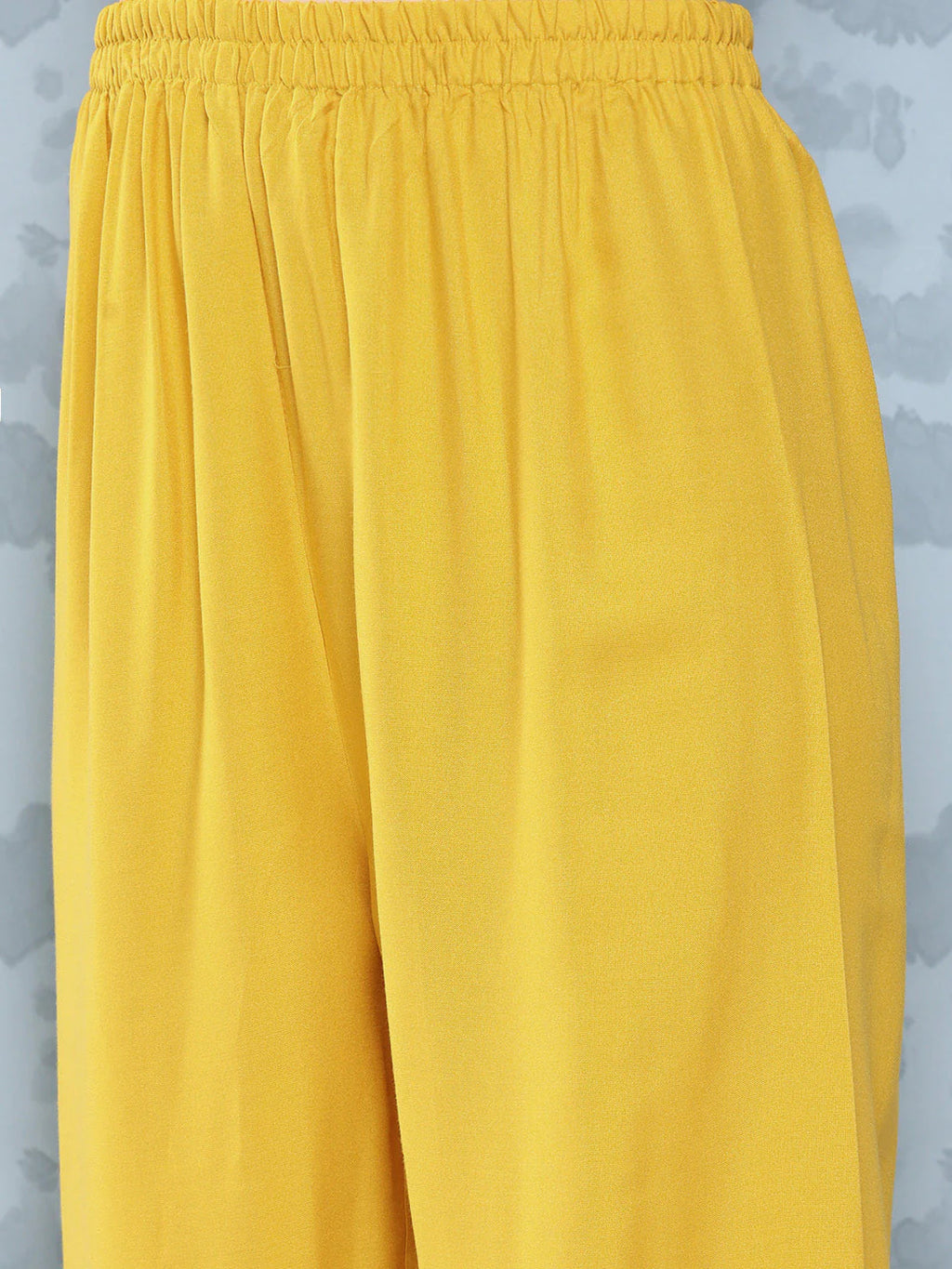 Golden Yellow Kurta Palazzo Set With Dupatta