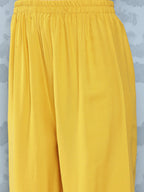 Golden Yellow Kurta Palazzo Set With Dupatta