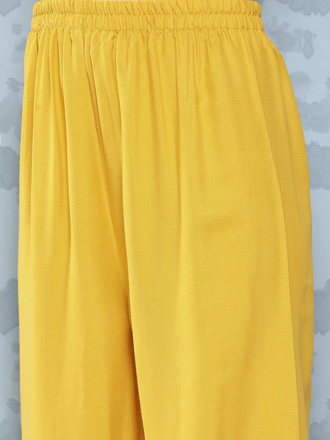 Golden Yellow Kurta Palazzo Set With Dupatta