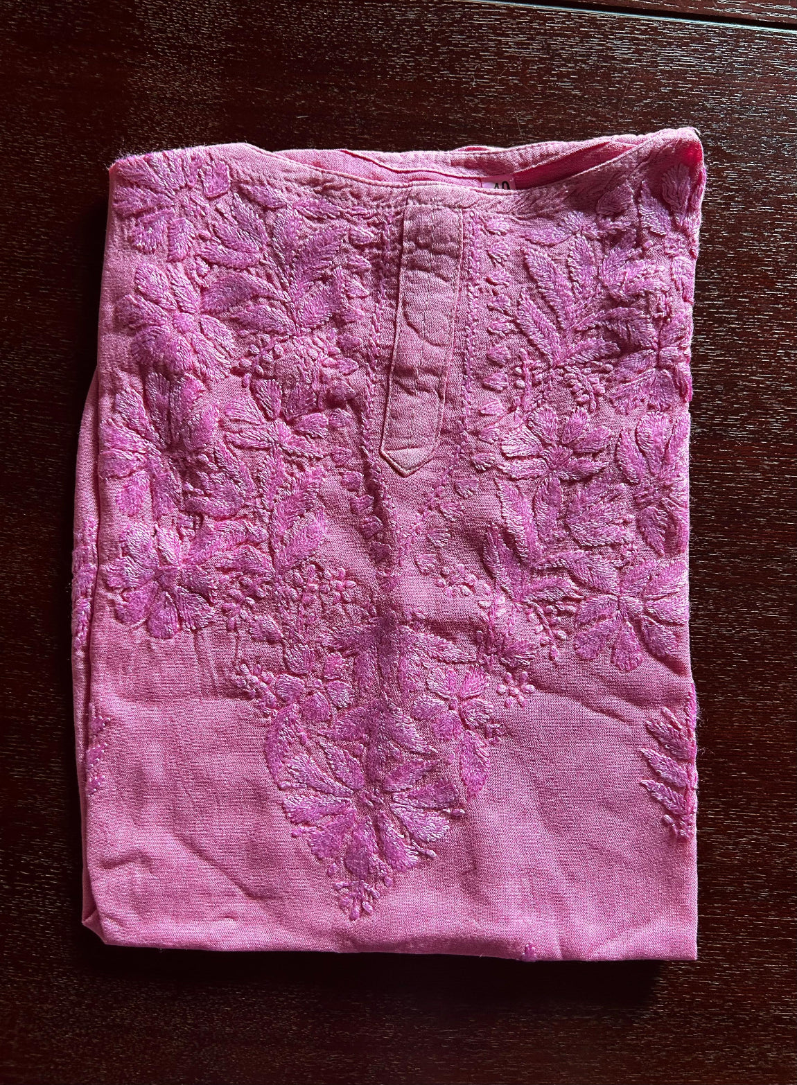 Rayon Chikankari Sleeveless Short kurti Top