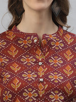 Load image into Gallery viewer, Multi Cotton Printed Short Kurti Top
