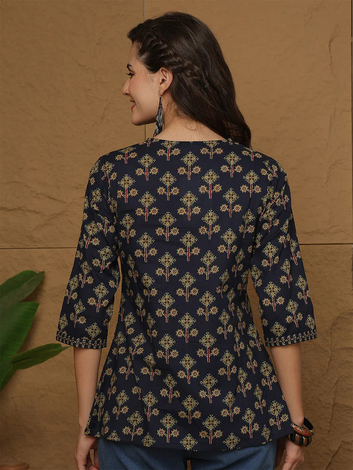 Soft Cotton Printed Top