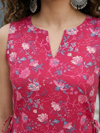 Pink Printed Soft Cotton Top