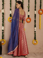 Load image into Gallery viewer, Red &amp; Gold Lehenga Choli with Dupatta
