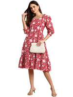 Load image into Gallery viewer, floral printed Cotton Dress
