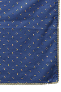 Magenta Rayon Kurti Palazzo Set with Blue Printed Dupatta