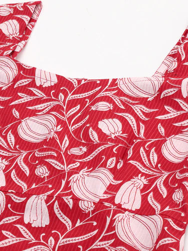 floral printed Cotton Dress